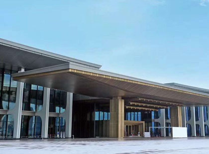 青岛上合峰会贵宾厅入口