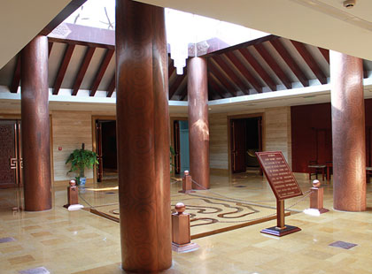 八达岭铜柱和包梁