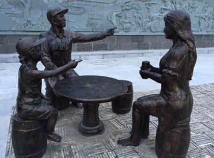 铜雕塑