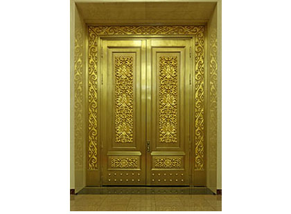 人民大会堂金色大厅铜门